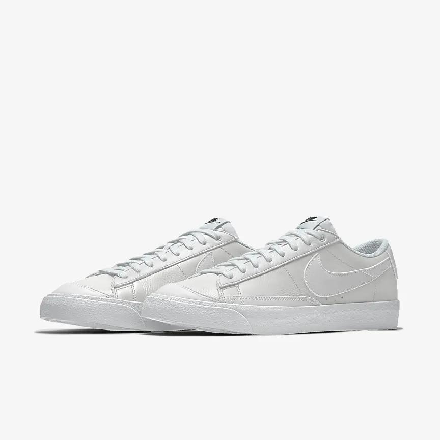 Giày Nike Blazer Low '77 By You Nam Trắng